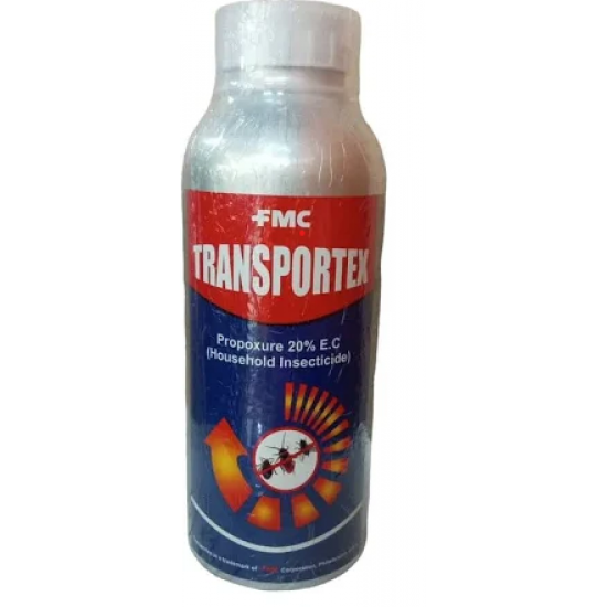 FMC Transportex Propoxur 20% EC Household Insecticide, 1 Litre, For Bedbugs, Cockroaches and Flies Control
